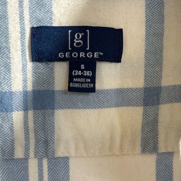 George Men’s Flannel Button-Up Shirt - Picture 6 of 7